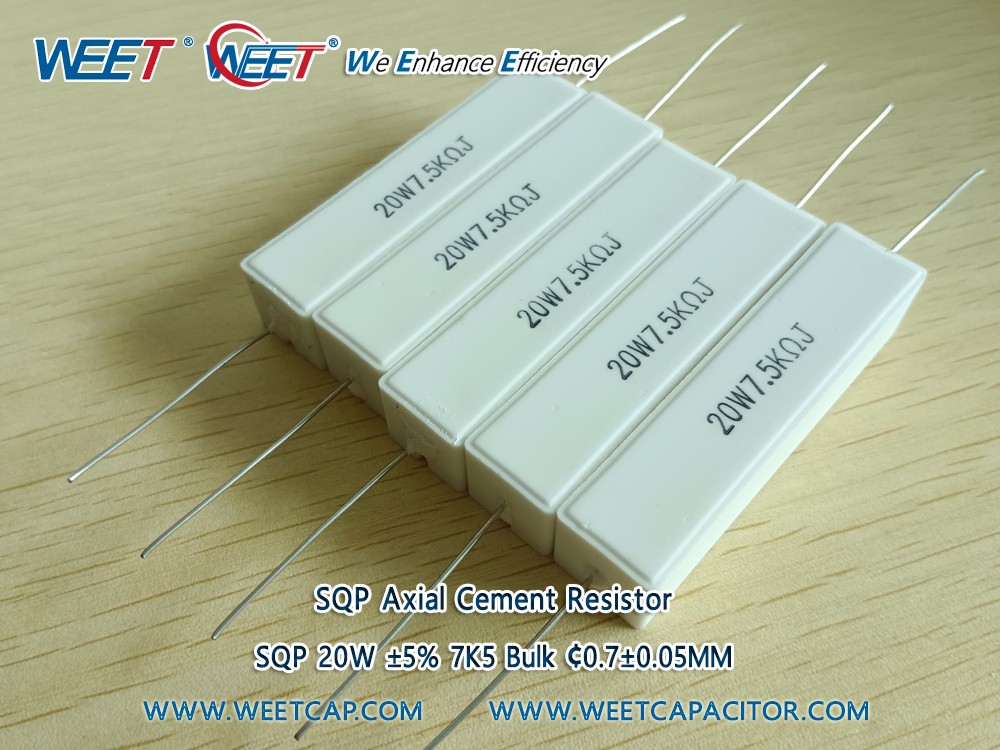 WEET SQP Axial Cement Ceramic Resistor