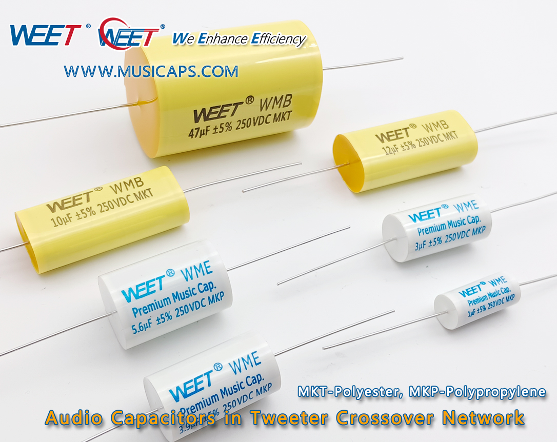 WEET WMB MKT CL20 Axial Polyester Capacitor WME MKP CBB19 Polypropylene Film Capacitors