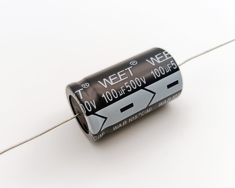 WAB 500VDC 100uF Polarized Alum.Elec.Capacitors