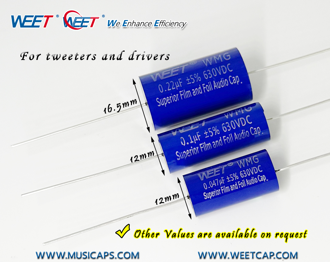 The Best DIY Audio Capacitor For Tweeters And Drivers – WEET WMG Series