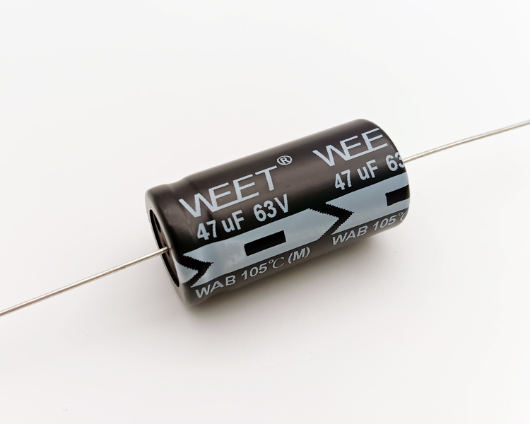 WAB 63VDC 47uF Polarized Alum.Elec.Capacitors
