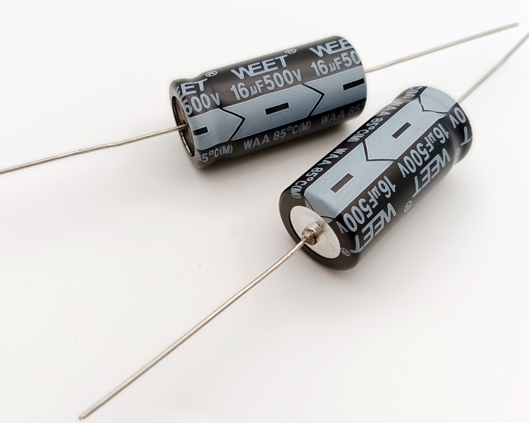 WEET-WAA-500VDC-16uF-Mundorf-Axial-Electrolytic-Capacitor-85-Deg-500V-Factory