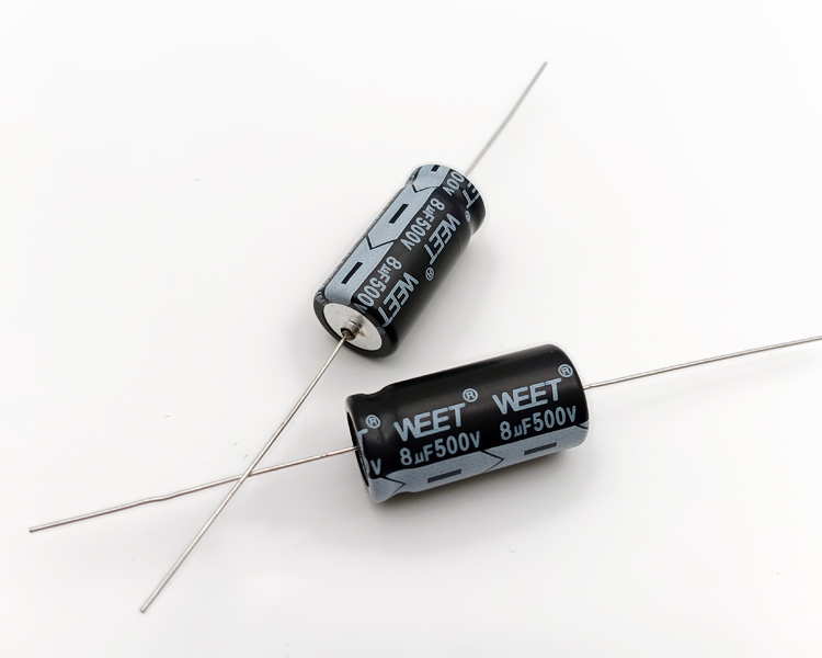 WEET-WAA-500VDC-8uF-Cross-MOD-Electronics-Aluminum-Electrolytic-Axial-Lead-Factory WEET-WAA-500VDC-8uF-Cross-MOD-Electronics-Aluminum-Electrolytic-Axial-Lead-Factory