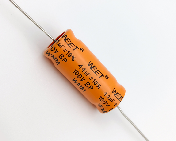 WEET-WMM-44uF-100V-Non-Polar-Axial-105C-Electrolytic-Capacitors-For-Amplifiers