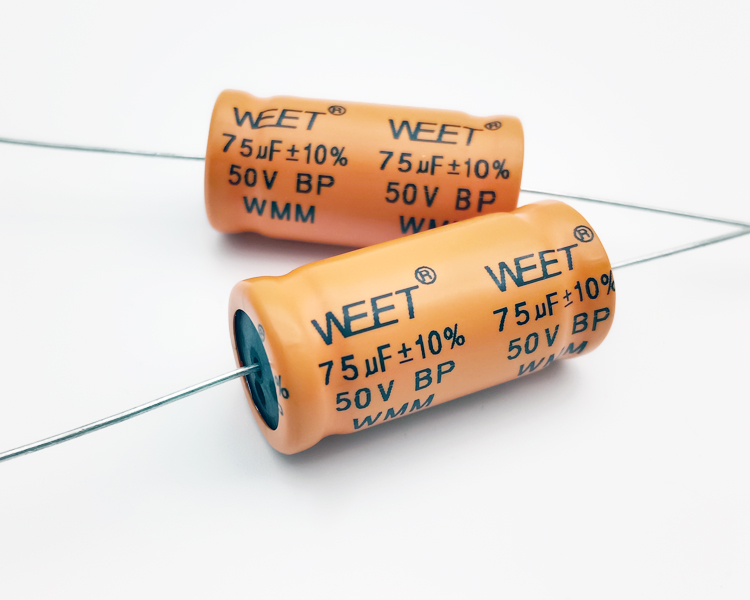 WEET-WMM-75uF-50V-NP-Radial-Long-Lifespan-Amplifiers-Speaker-Crossover-Aluminum-E-cap-Factory