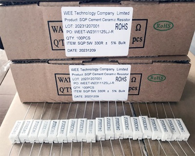 Cement Resistors Packaging