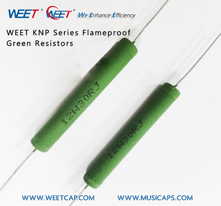 WEET-KNP-Series-Flameproof-Green-Resistors-Across-To-Jantzen-audio-The-Superes-Resistors-10W-12W-15W