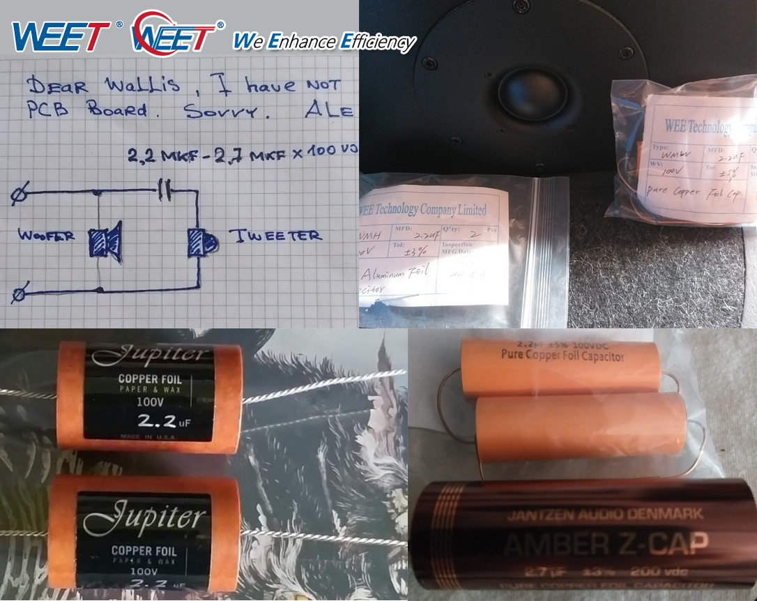 WEET Audio Capacitors